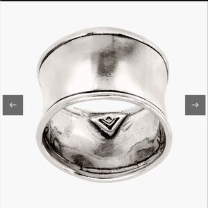 Silpada Hammered Cuff Ring, low in stock size 8 out, new in box